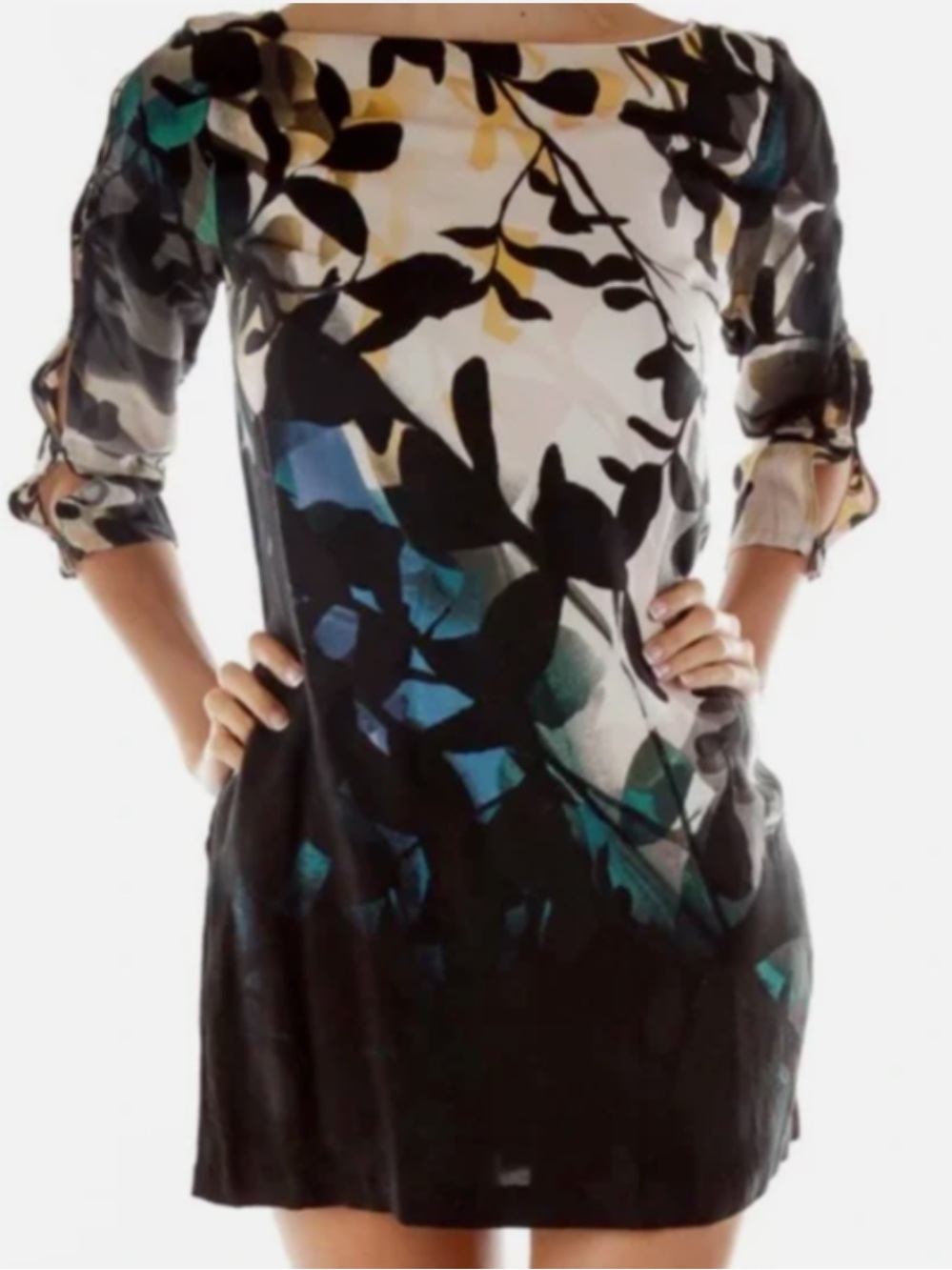 Anthropologie Maeve Shaded Garden Shift Dress